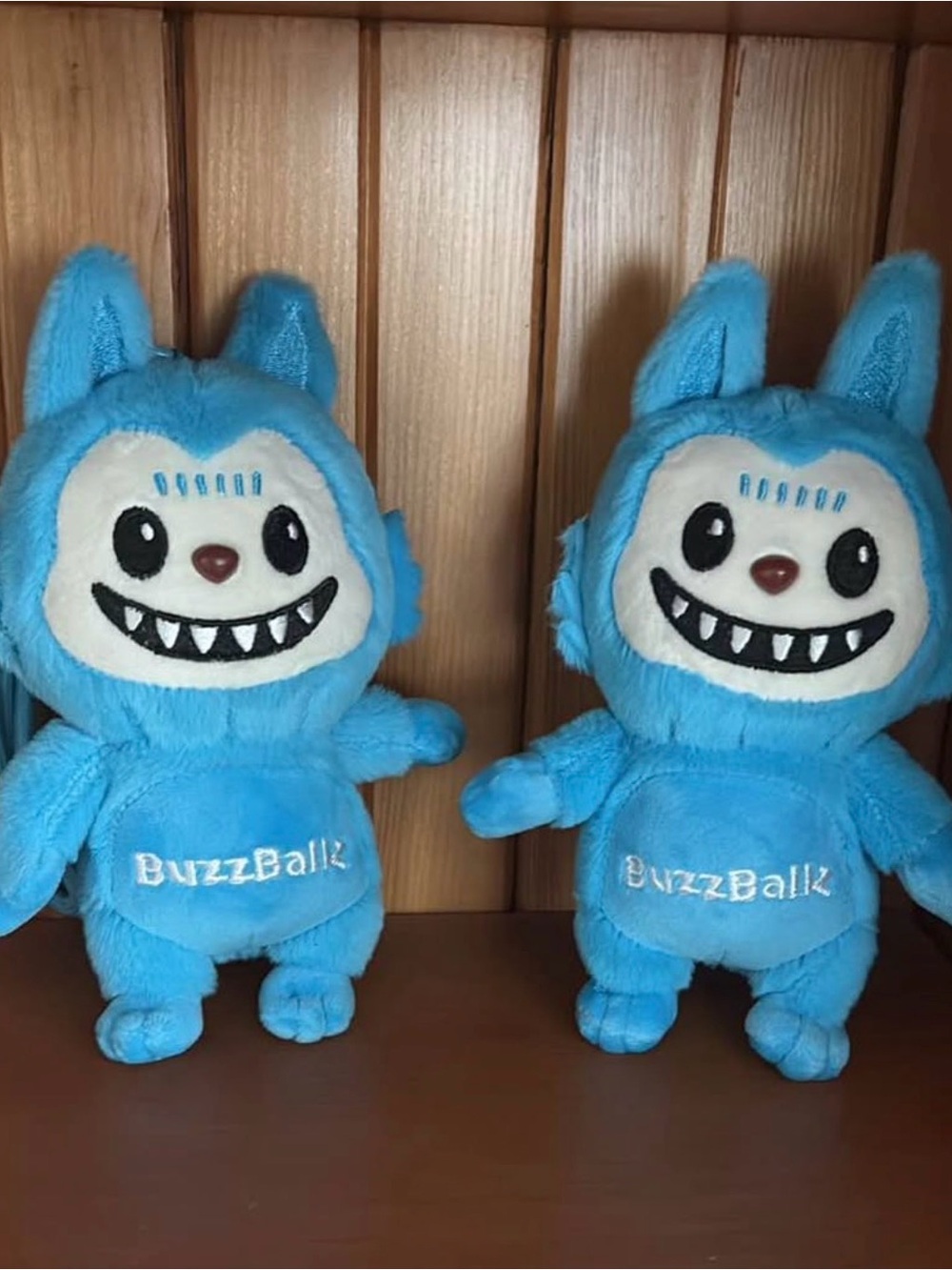 BuzzBall Blue Plush Monster Toy